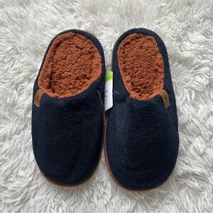 Kuailu Mens Cozy Slippers Navy New With Tags Size 9